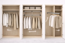 Пантограф, штанга или выдвижная вешалка: какой механизм выбрать для шкафа