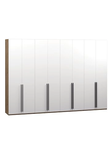 Шкаф распашной Хейсон-19 Белый Дуб Золотистый - фото 3