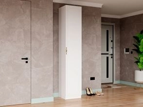 Шкаф распашной Грация-1 с зеркальными вставками