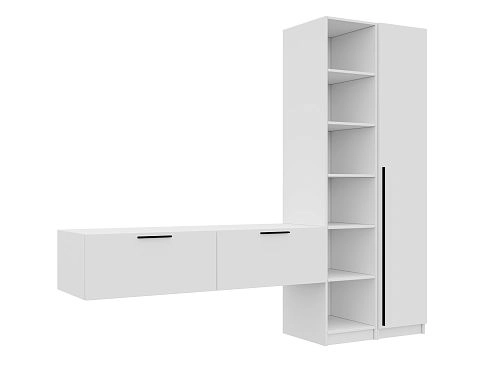 Стенка Лорена Пакс ТВ-стенка 10 Белый - фото 4