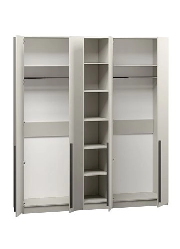 Шкаф распашной Хейсон-17 Кашемир Черный - фото 4