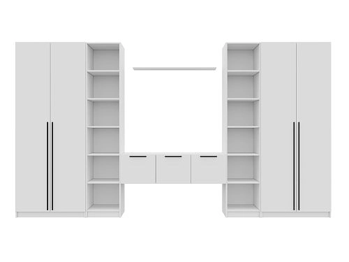 Стенка Лорена Пакс ТВ-стенка 16 Белый - фото 3