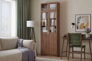 для книг Билли с антресолью-21 Орех Экко