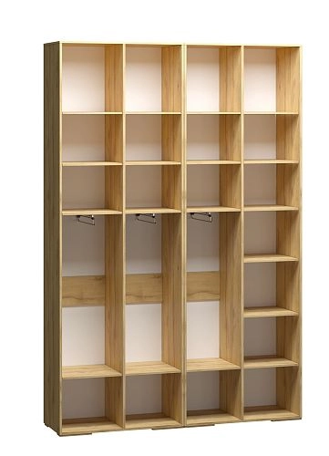 Шкаф распашной Брей-2 с антресолью Кашемир/Дуб Золотистый - фото 4