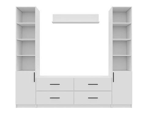 Стенка Лорена Пакс ТВ-стенка 2 Белый - фото 3