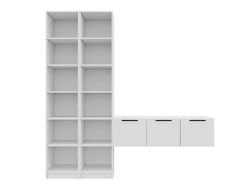 Стенка Лорена Пакс ТВ-стенка 20 Белый - фото 3