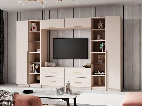 Стенка Лорена Пакс ТВ-стенка 1 Кашемир - фото 1