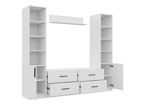 Стенка Лорена Пакс ТВ-стенка 2 Белый - фото 2