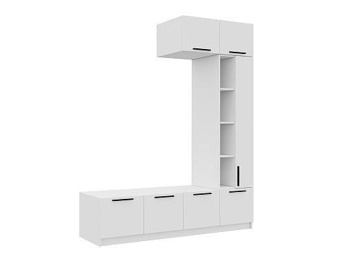 Стенка Лорена Пакс ТВ-стенка 9 Белый - фото 4