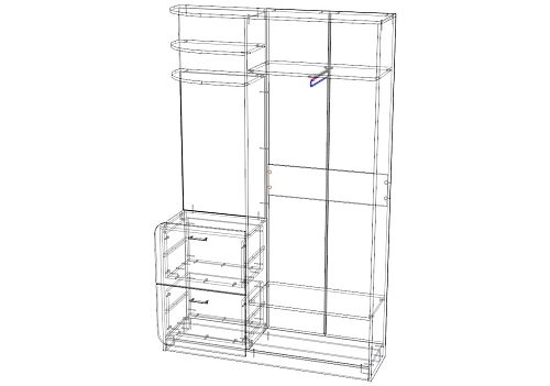 Прихожая Модерн-3 МДФ - фото 2