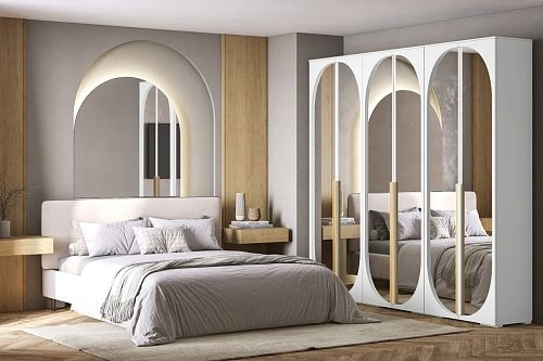 Шкаф распашной Брей-3.2 Белый - фото 1