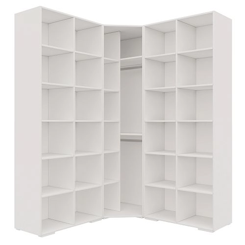 Шкаф угловой Калифорния-Стиль-15 Белый - фото 2