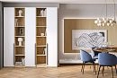 Шкаф распашной Хейсон-14 Белый Дуб Золотистый