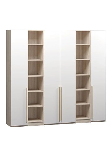 Шкаф распашной Хейсон-13 Белый Дуб Сонома - фото 3