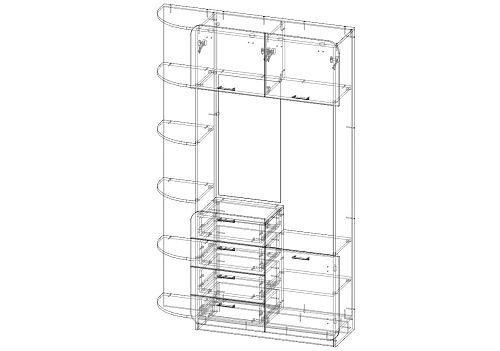 Прихожая Модерн-4 МДФ - фото 3