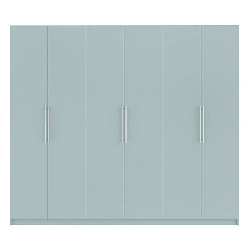 Шкаф распашной Калифорния-6 Сумеречный Голубой - фото 4