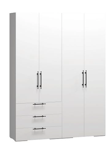 Шкаф распашной Мори-Хелена-8 Белый - фото 2