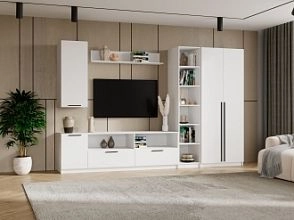 Лорена Пакс ТВ-стенка 6 Белый