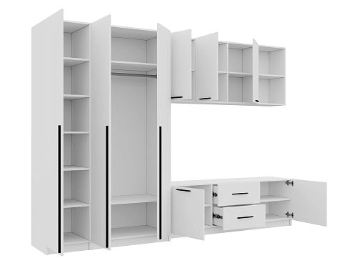 Стенка Лорена Пакс ТВ-стенка 21 Белый - фото 2