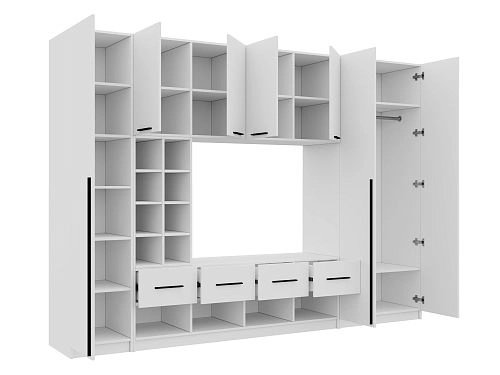 Стенка Лорена Пакс ТВ-стенка 22 Белый - фото 2