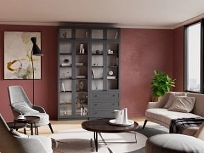 Шкаф для книг Билли ьмин 47 Графит