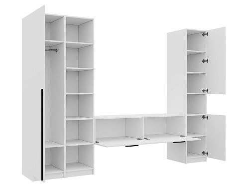 Стенка Лорена Пакс ТВ-стенка 8 Белый - фото 2