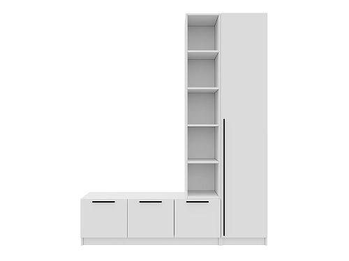 Стенка Лорена Пакс ТВ-стенка 15 Белый - фото 3