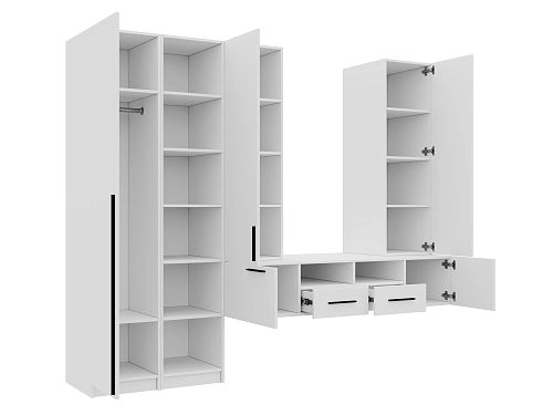 Стенка Лорена Пакс ТВ-стенка 24 Белый - фото 2